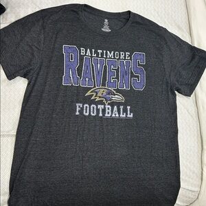 NFL Baltimore Ravens Team Apparel Charcoal T-Shirt